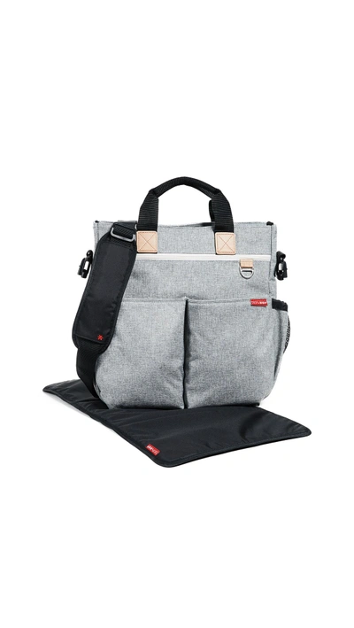 Shop Skip Hop Duo Diaper Bag In Grey Melange