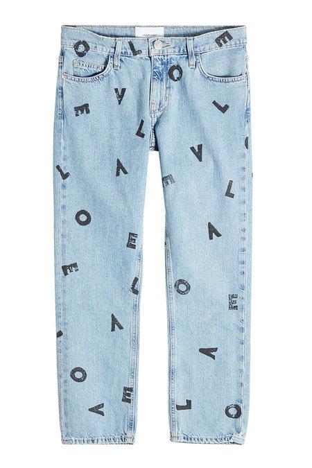 current elliott cropped straight jeans