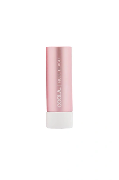 Coola Mineral Liplux Organic Tinted Lip Balm Sunscreen Spf 30 In Nude Beach