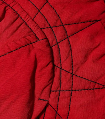 Shop Haider Ackermann Cotton Twill Bomber Jacket In Red