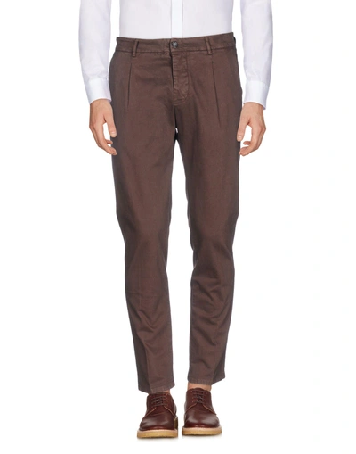 Shop Low Brand Casual Pants In Cocoa