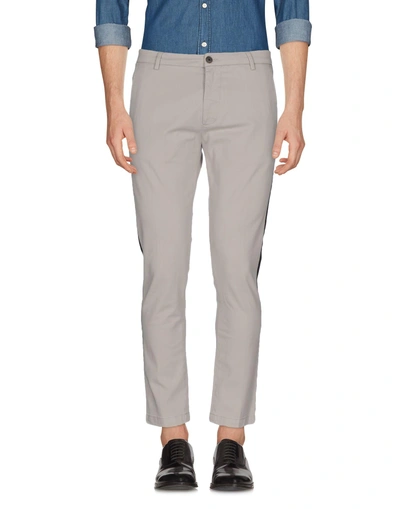 Shop Low Brand Pants In Light Grey