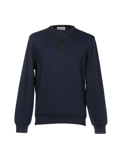 Shop Low Brand Sweatshirts In Dark Blue