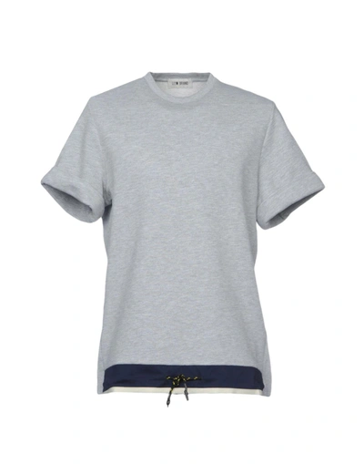 Shop Low Brand Sweatshirt In Light Grey