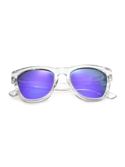 Shop Westward Leaning Pioneer Seven 53mm Square Sunglasses In Clear Purple