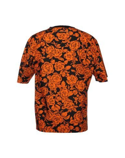 Shop Msgm T-shirts In Orange