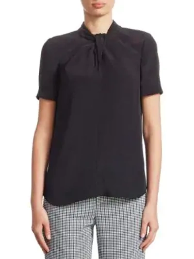 Shop Erdem Karola Twist Top In Black