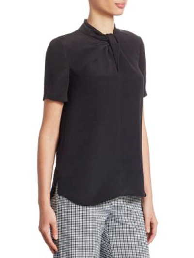 Shop Erdem Karola Twist Top In Black