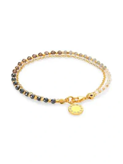 Shop Astley Clarke Twilight Degrade Biography Bracelet In Gold Multi