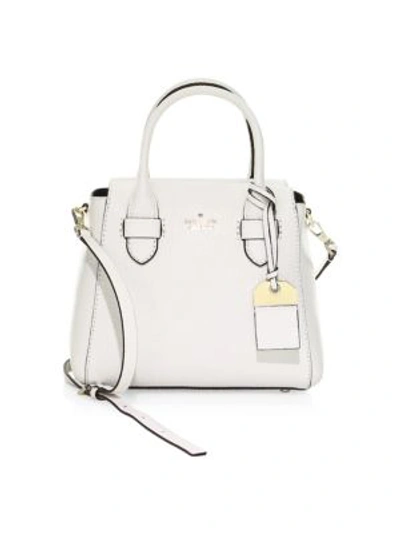 Shop Kate Spade Carter Street Kylie Leather Satchel In White