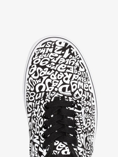 Shop Vans Ua Authentic A Tribe Called Quest Print Sneakers In Black