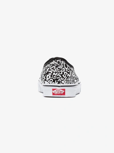 Shop Vans Ua Authentic A Tribe Called Quest Print Sneakers In Black