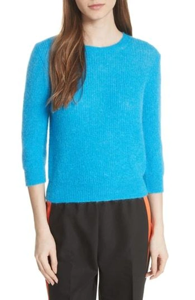 Shop Maje Marcel Sweater In Blue