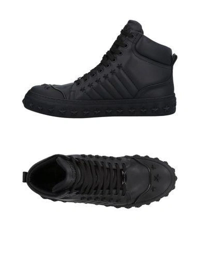 Shop Jimmy Choo Sneakers In Black
