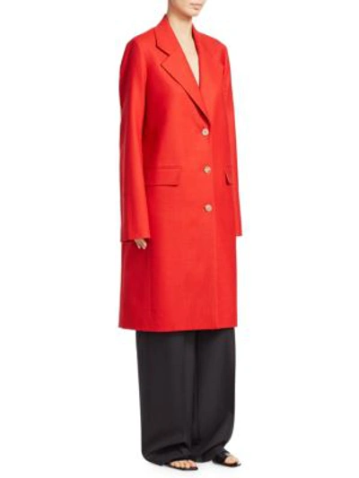 Shop The Row Teymon Coat In Red