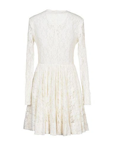 Shop Maje Short Dress In White