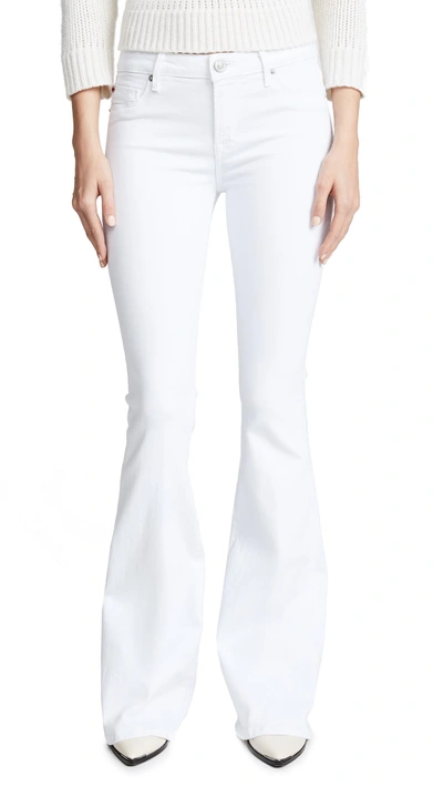 Shop Hudson Mia Mid Rise White Jeans