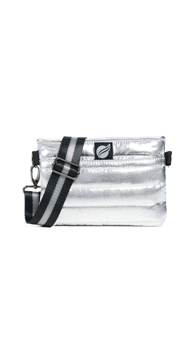 Shop Think Royln Convertible Belt Cross Body Bag In Silver