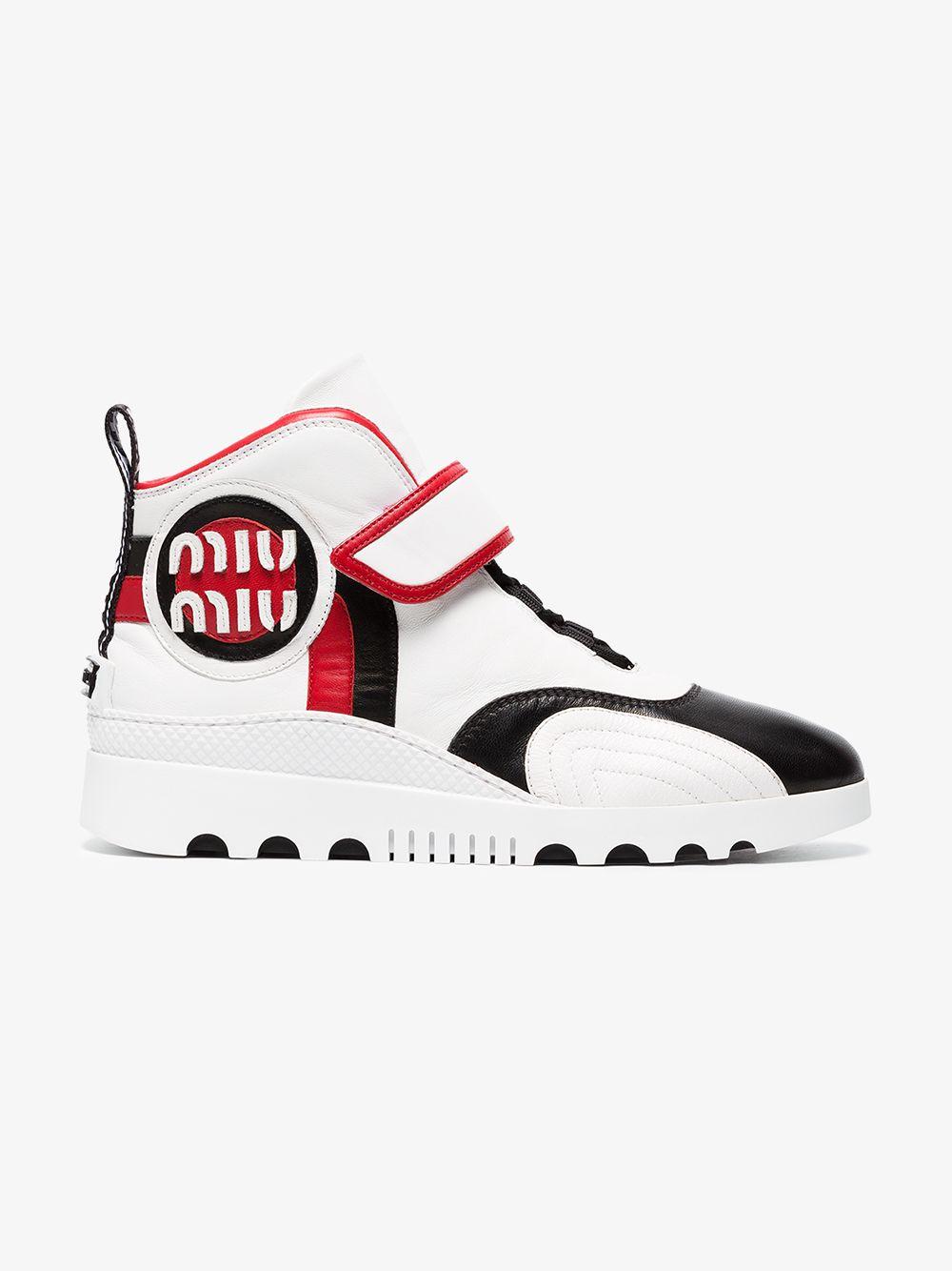 miu miu high top sneakers