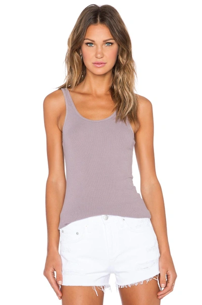 Shop James Perse The Daily Tank In Quartz