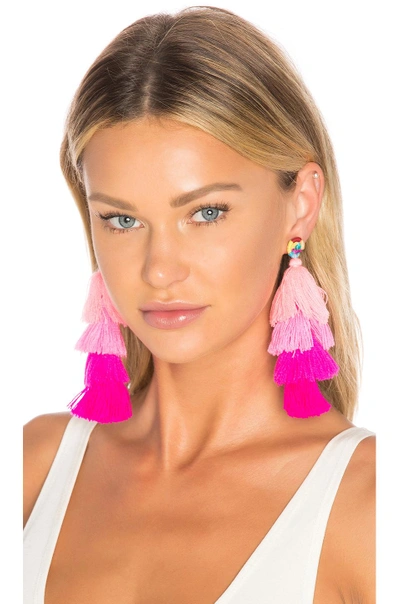 Shop All Things Mochi Ittou Earrings In Pink