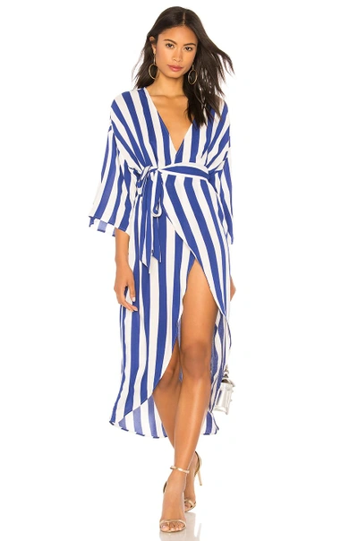 Shop Kendall + Kylie Wrap Dress In Royal