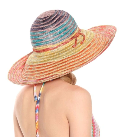Shop Missoni Straw Hat In Multicoloured