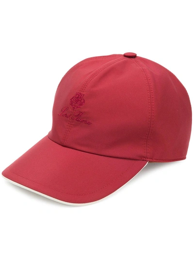 Shop Loro Piana Basic Baseball Cap In Red