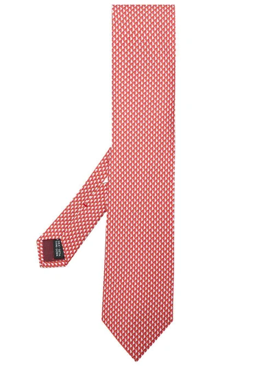 Shop Ferragamo Micro Print Tie