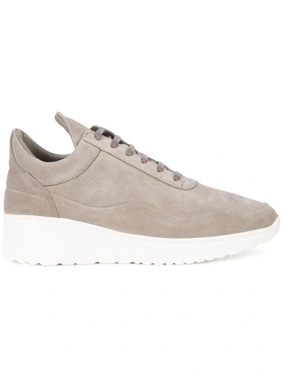 Shop Filling Pieces Roots Runner Roman Sneakers - Grey