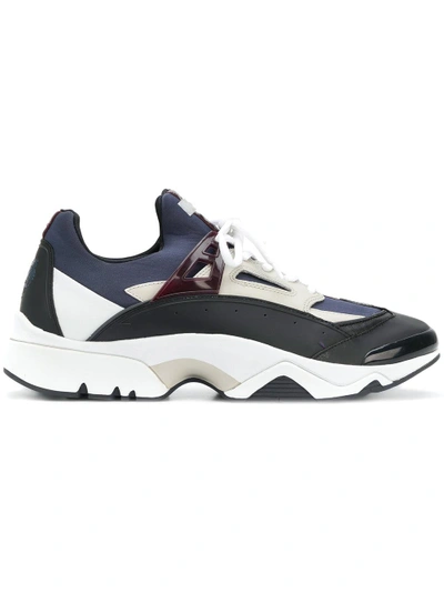 Shop Kenzo Chunky Panelled Sneakers