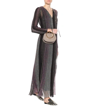 Shop Missoni Metallic Knit Maxi Dress