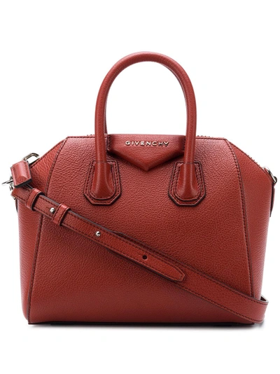 Shop Givenchy Mini 'antigona' Handtasche In Brown
