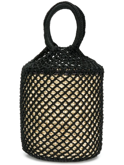 Shop Sensi Studio Netted Bottle Bag - Black