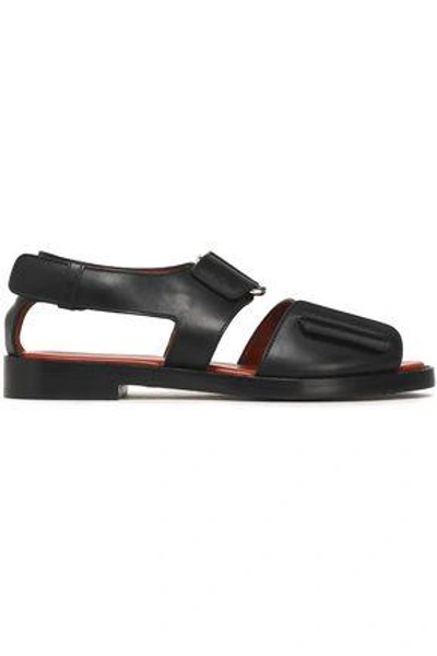 Shop 3.1 Phillip Lim / フィリップ リム Woman Addis Cutout Leather Sandals Black