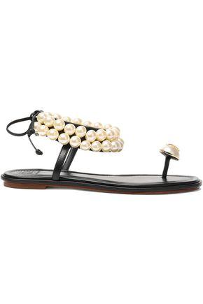 tory burch pearl flip flops