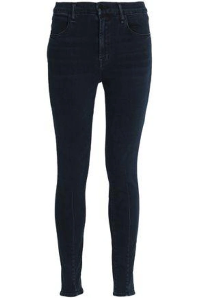 Shop J Brand High-rise Skinny Jeans In Dark Denim