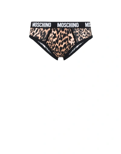 Shop Moschino Briefs In Black