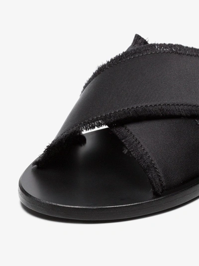 Shop Ancient Greek Sandals Black Thais Leather Sandals