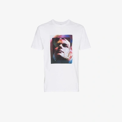Shop Just A T-shirt Gareth Mcconnell Dreamscape T-shirt In White