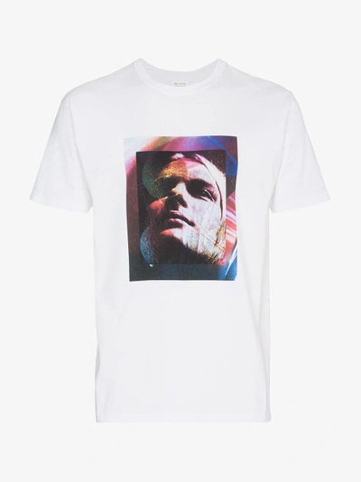 Shop Just A T-shirt Gareth Mcconnell Dreamscape T-shirt In White