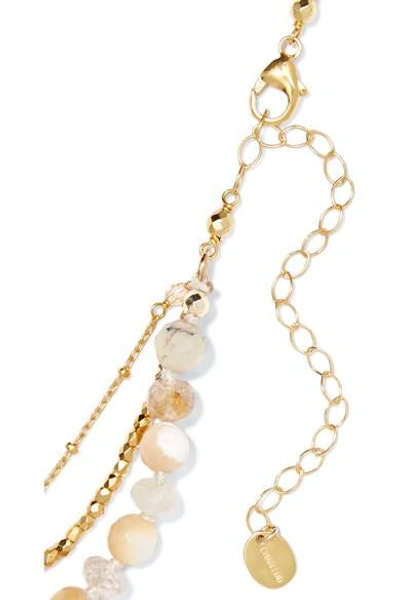 Shop Chan Luu Layered Gold-tone Stone Necklace