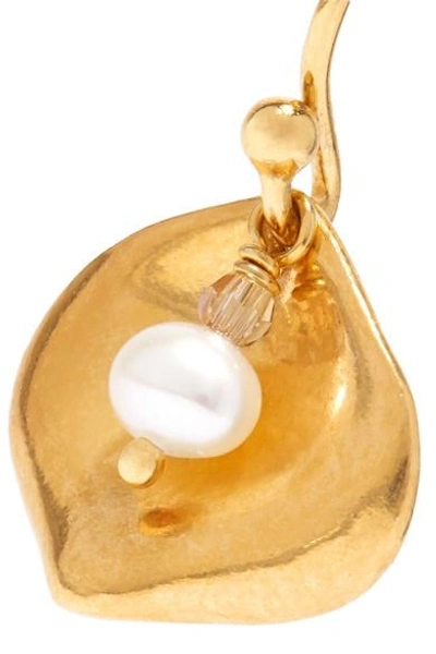 Shop Chan Luu Gold-plated, Pearl And Crystal Earrings