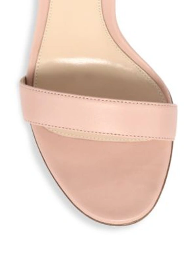 Shop Gianvito Rossi Dahlia Stiletto Leather Sandals In Pink