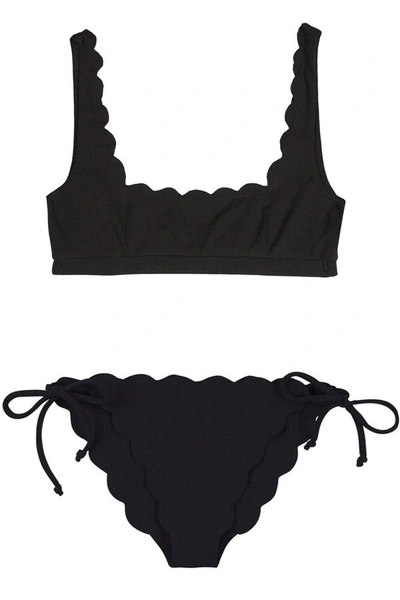 Shop Marysia Mini Palm Springs Bikini In Black