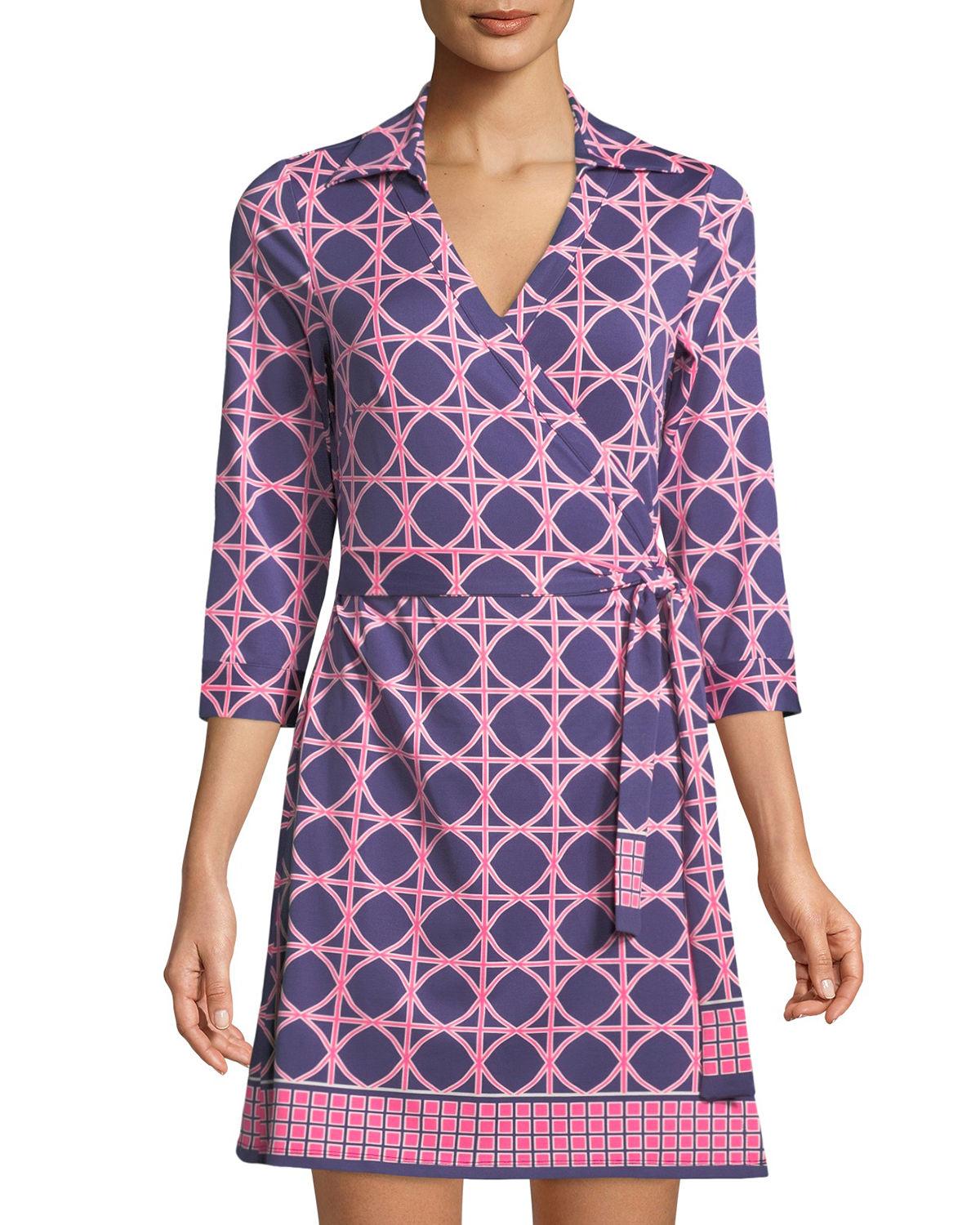 julie brown wrap dress