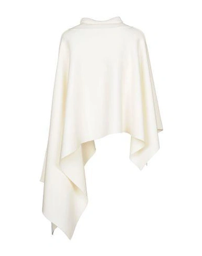 Shop Jil Sander Capes & Ponchos In Ivory