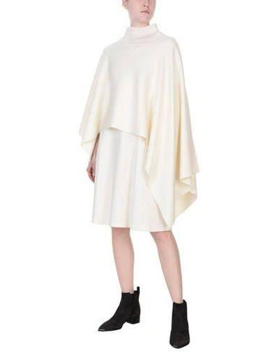 Shop Jil Sander Capes & Ponchos In Ivory