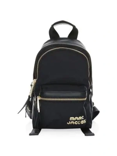 Shop Marc Jacobs Mini Logo Backpack In Black