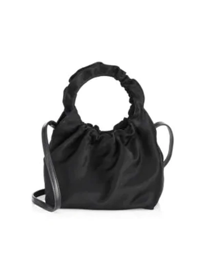Shop The Row Small Satin Double Circle Bag In Black